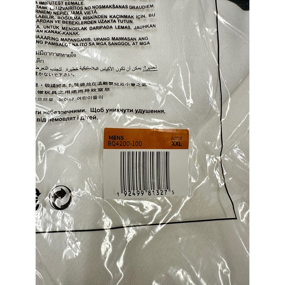 Nike Jordan Paris Saint-Germain PSG Hoodie White Size XXL BQ4200-100 New - Picture 6 of 16